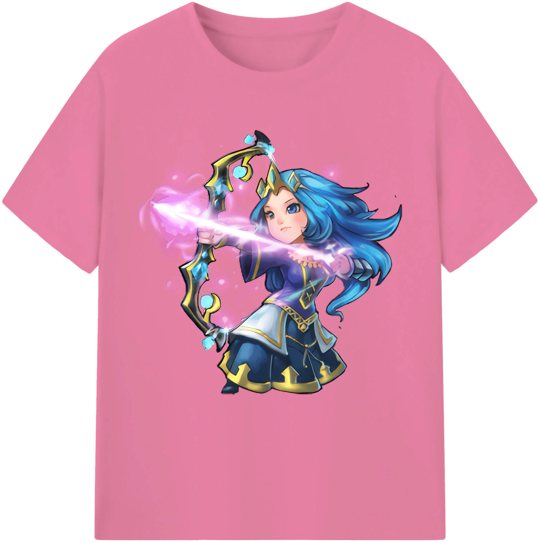 リーグ・オブ・レジェンド League of Legends LOL 綿100％半袖Tシャツ（フロントプリント）